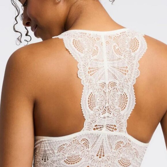Montelle Fleurt Belle Époque Full Cup Lace Bralette – Ivory (XLF, fits 36G–38F) - Picture 2 of 4